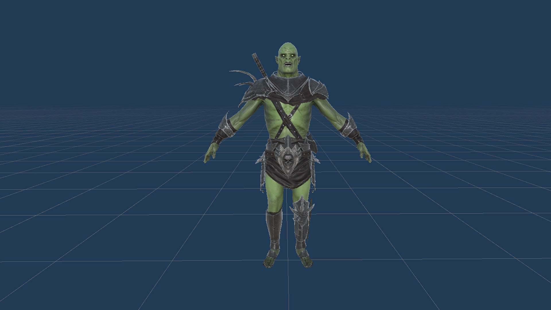 Orc Game ready Low-poly 3D model_31