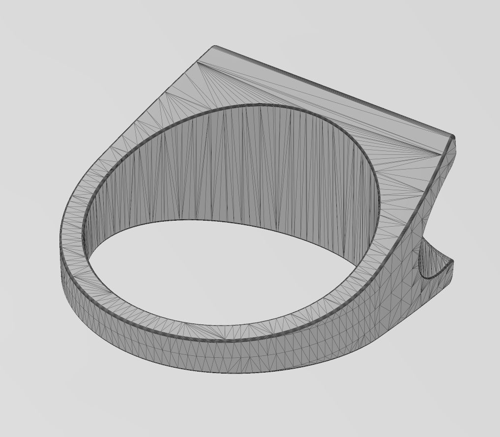 Carved top and sides rectangular signet ring US sizes 6to11 3D print model_15