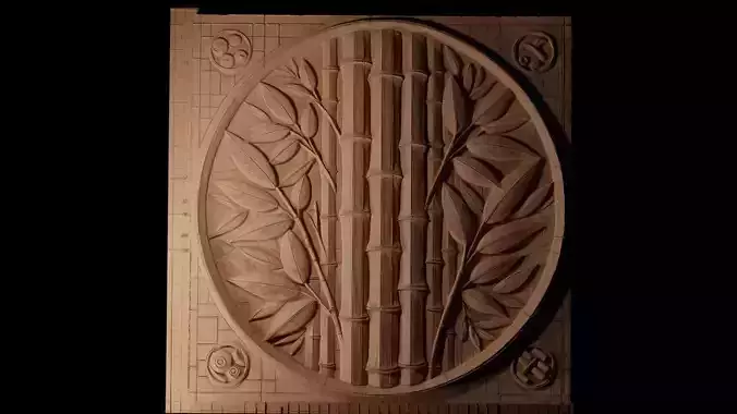 Bamboo CNC 3d Print High Relief Sand Casting