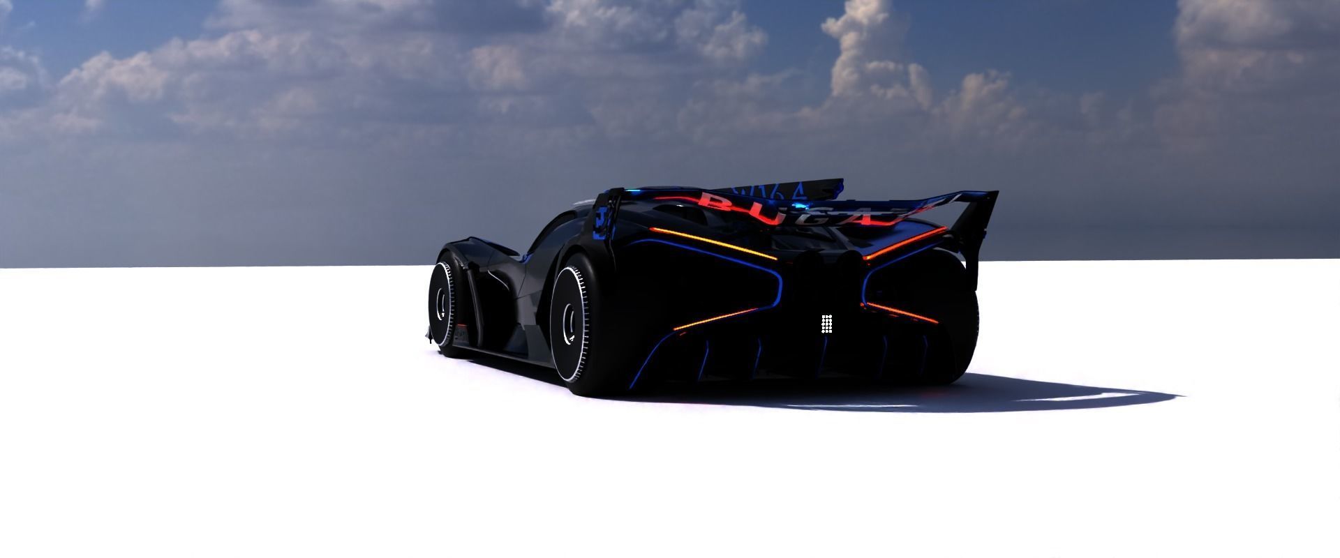 Bugatti Bolide Free 3D model_1