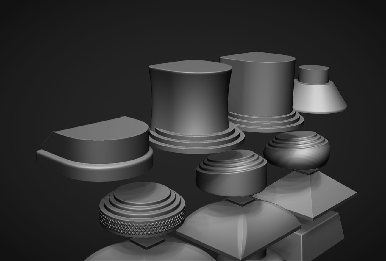 Award Bases set 3D print model_3