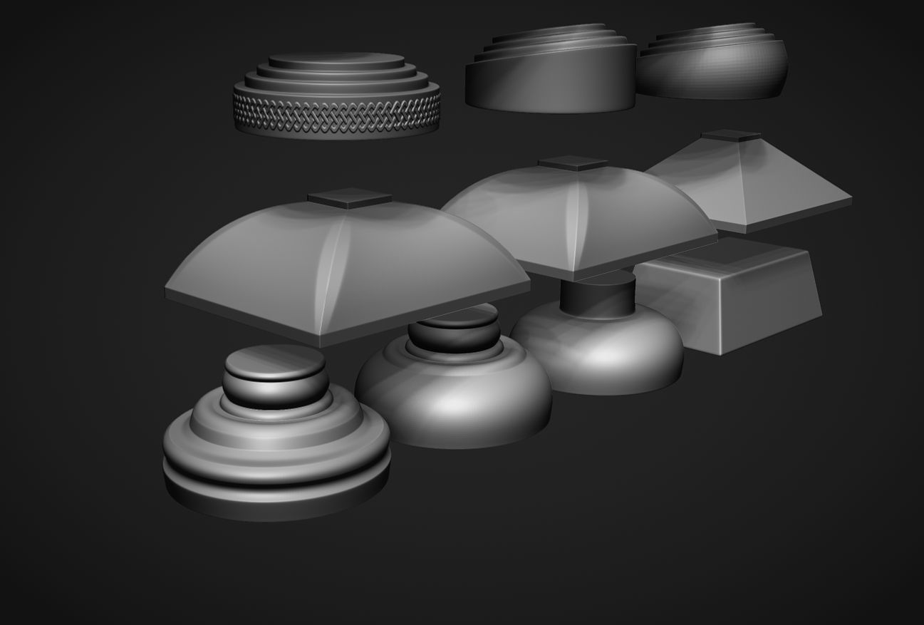 Award Bases set 3D print model_5