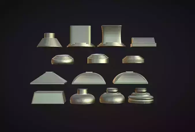 Award Bases set 3D print model