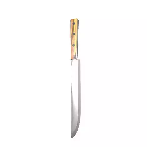 Blade Masterpiece Detailed Kitchen Knife 3D Asset