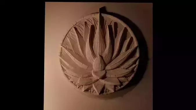 Aloe Vera CNC 3d Print High Relief Sand Casting