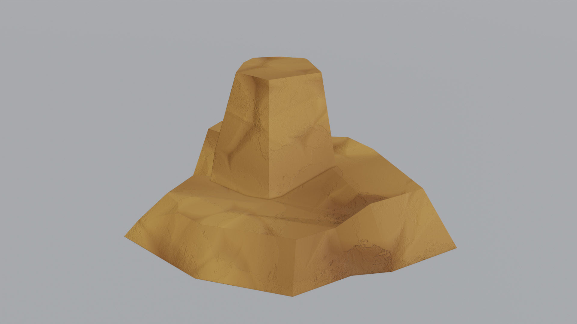 Stylized rocks Pack pbr Low-poly 3D model_24