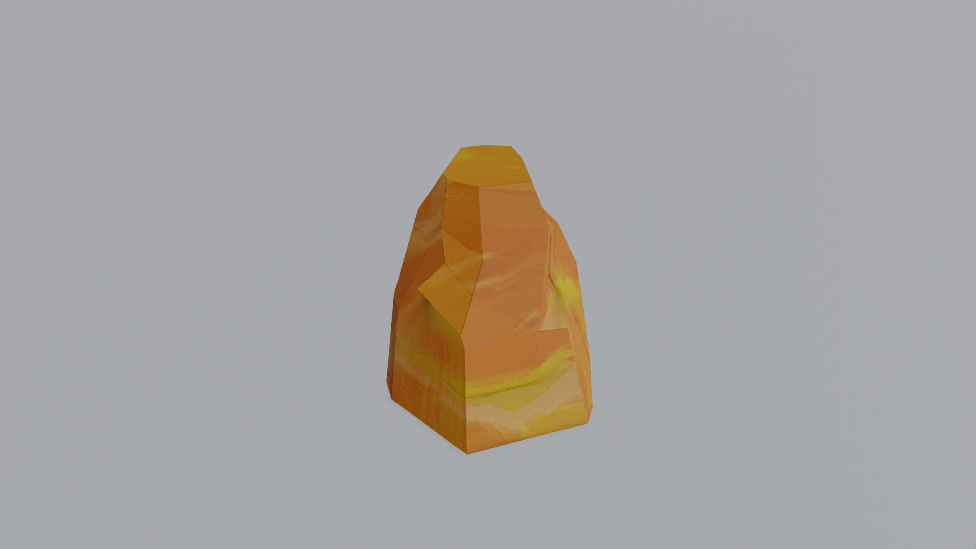 Stylized rocks Pack pbr Low-poly 3D model_11