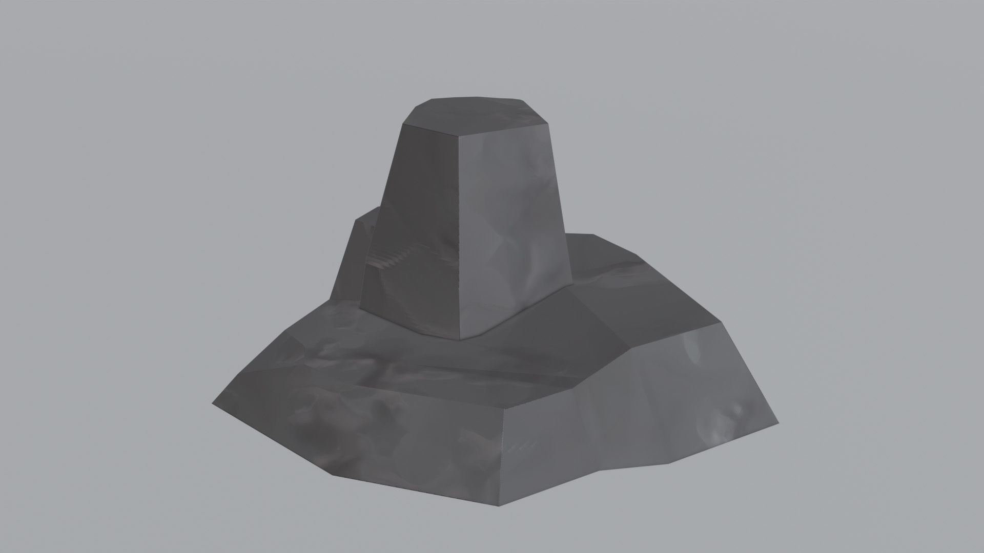 Stylized rocks Pack pbr Low-poly 3D model_17