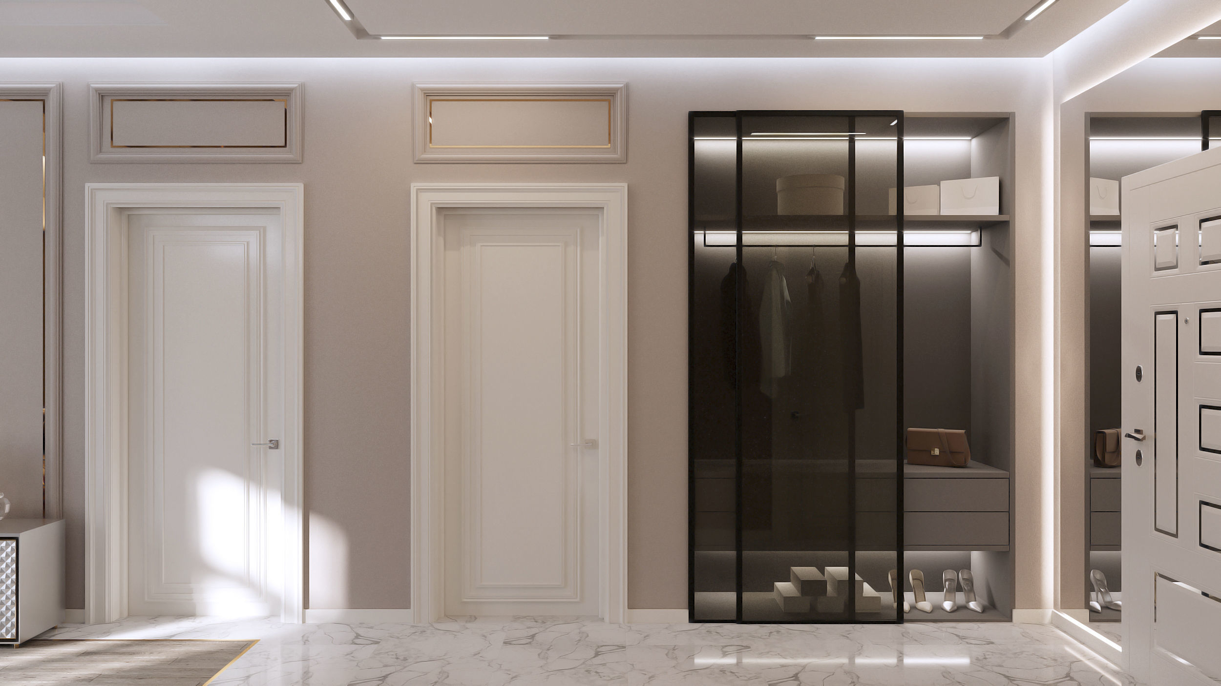 Holl interior design 3D model_5