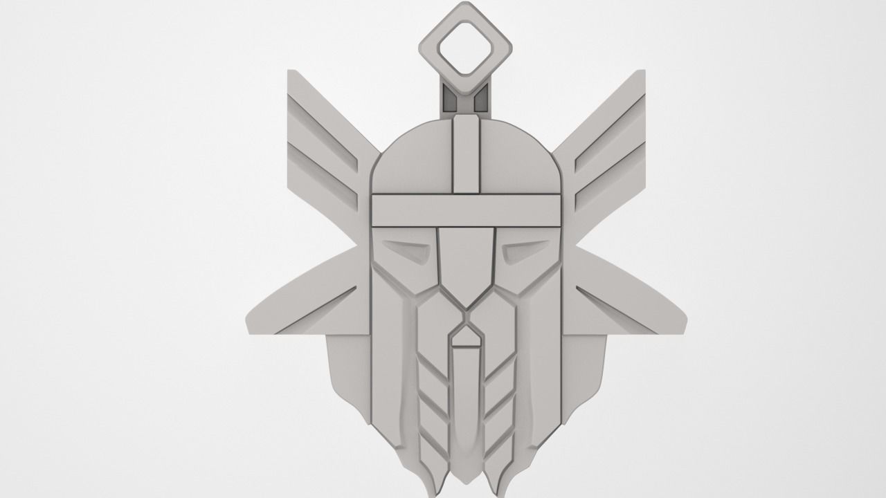 Dwarf Pendant 3D print model_1