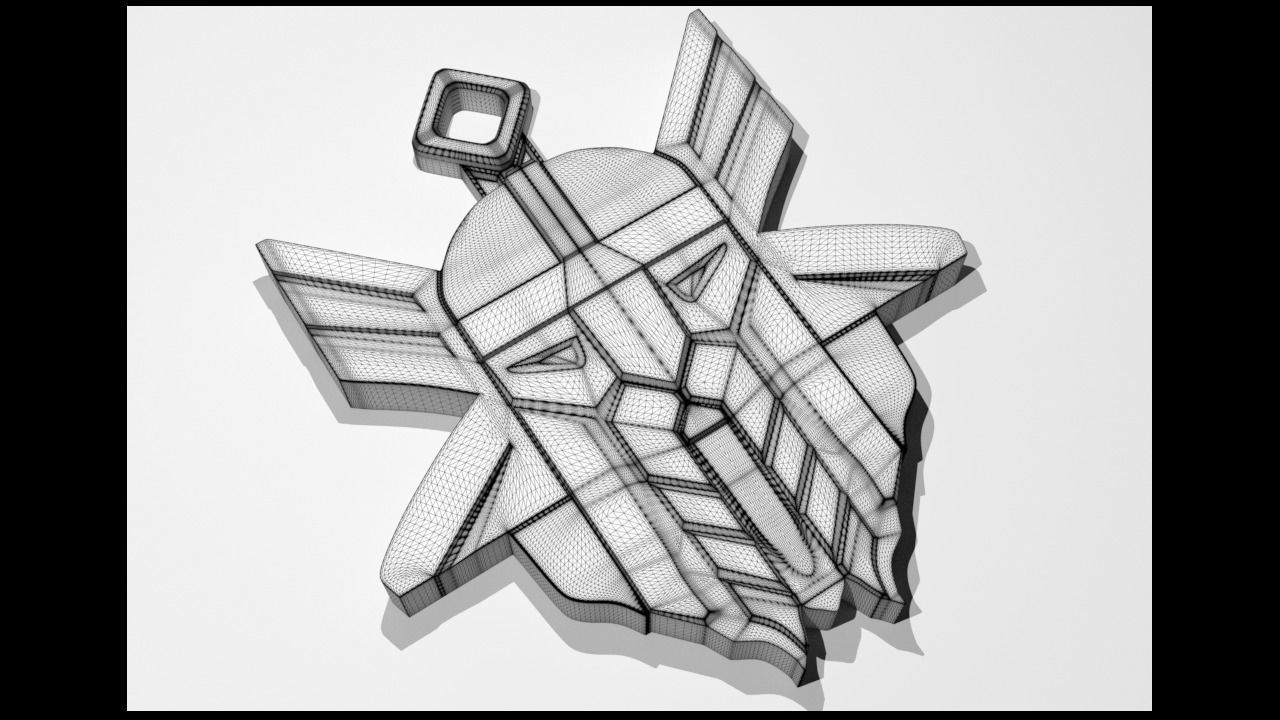 Dwarf Pendant 3D print model_6