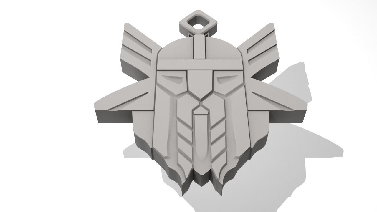 Dwarf Pendant 3D print model_3