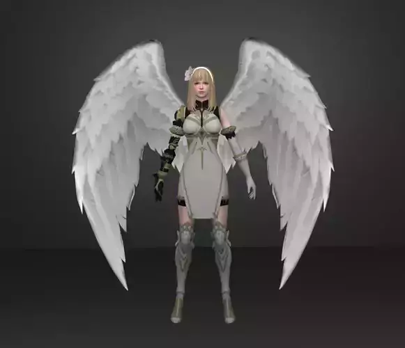 assassin angel 3D model