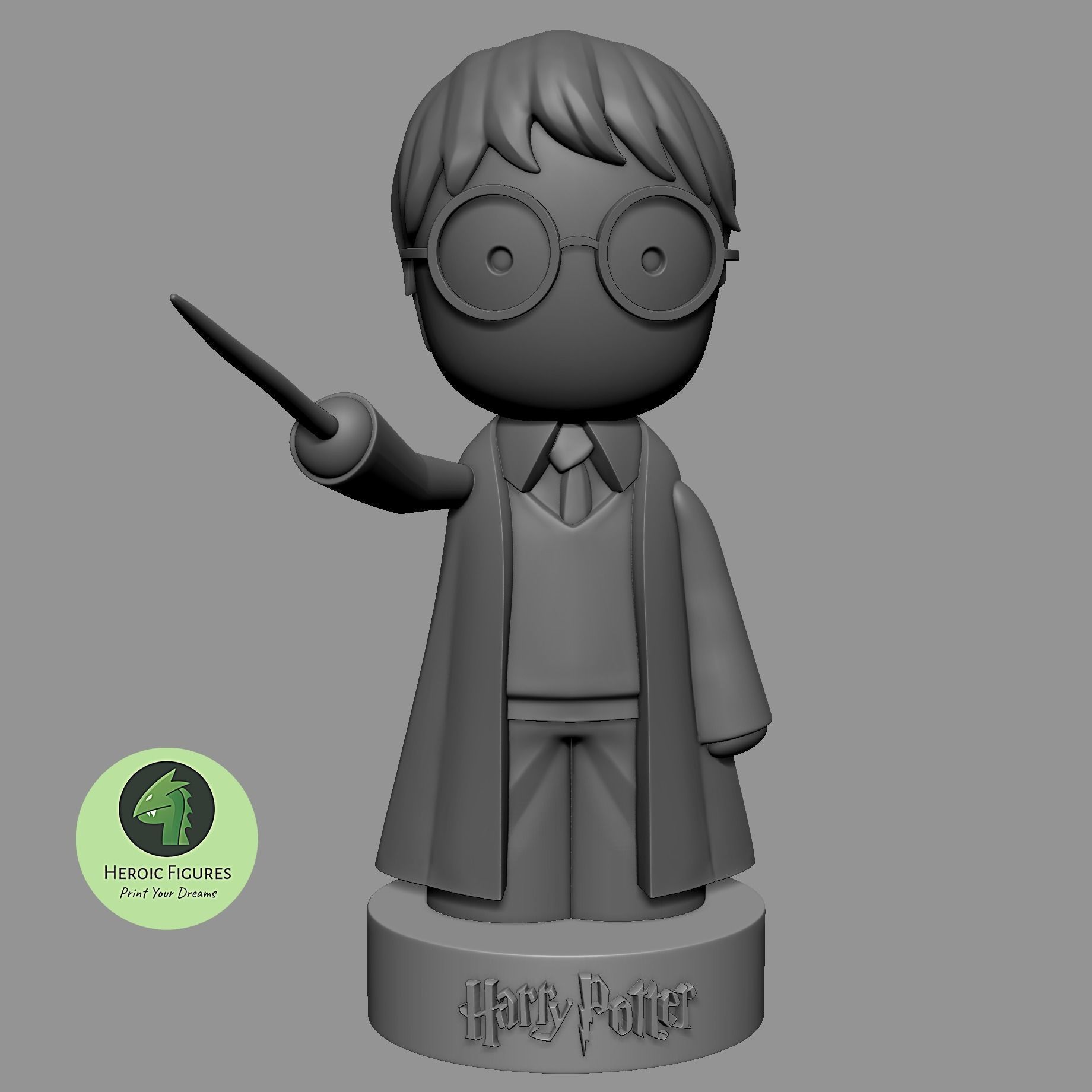 Harry Potter - 3Dprintable - v1 3D print model_12