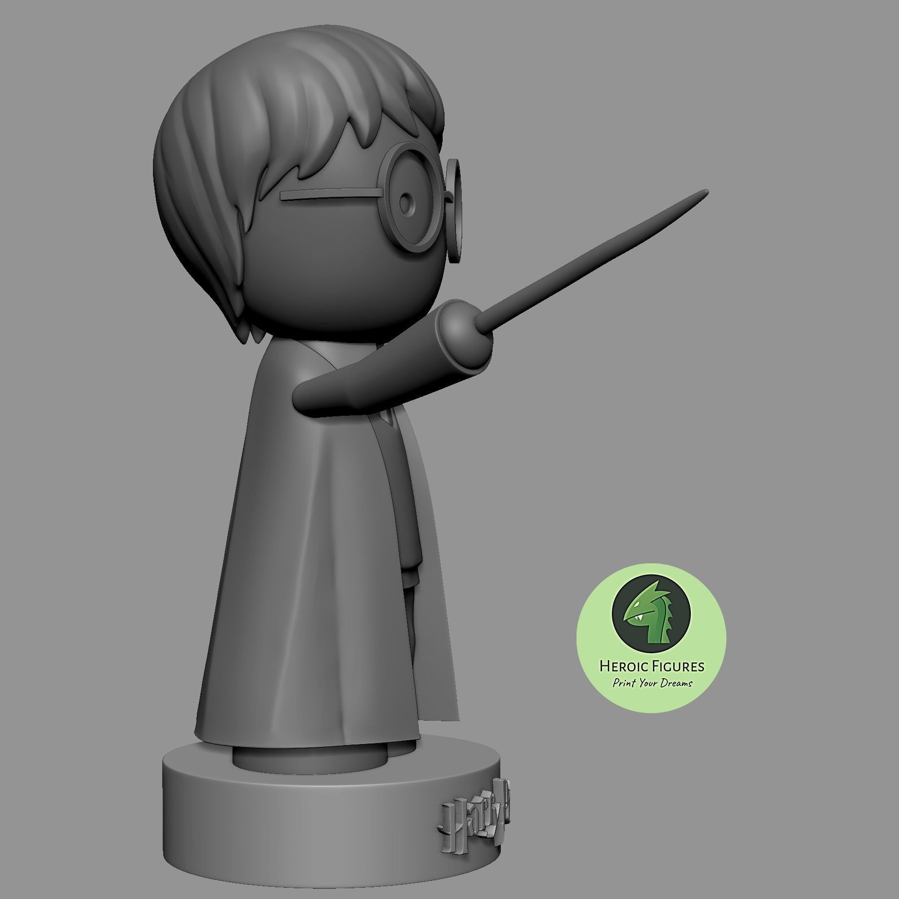 Harry Potter - 3Dprintable - v1 3D print model_11