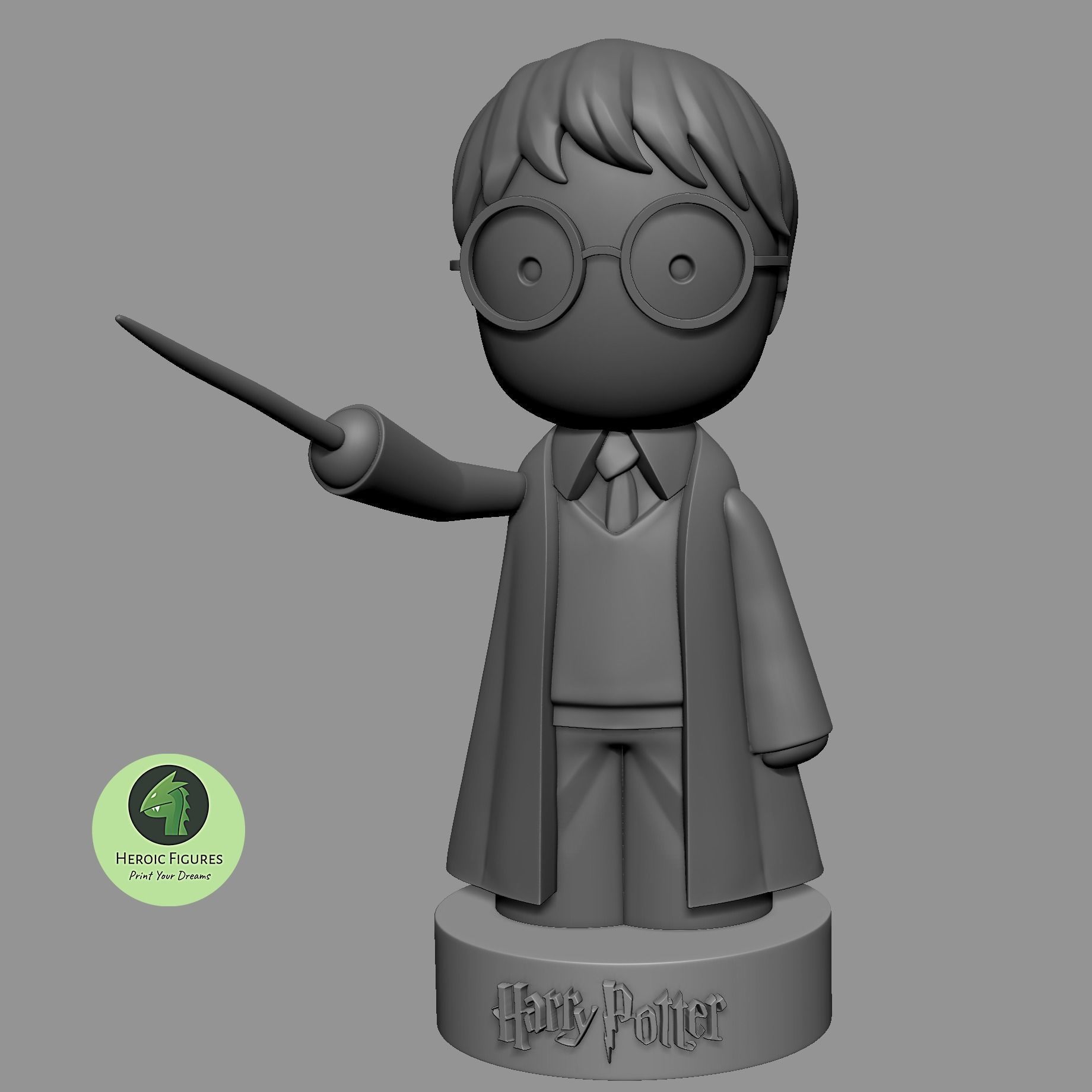 Harry Potter - 3Dprintable - v1 3D print model_7