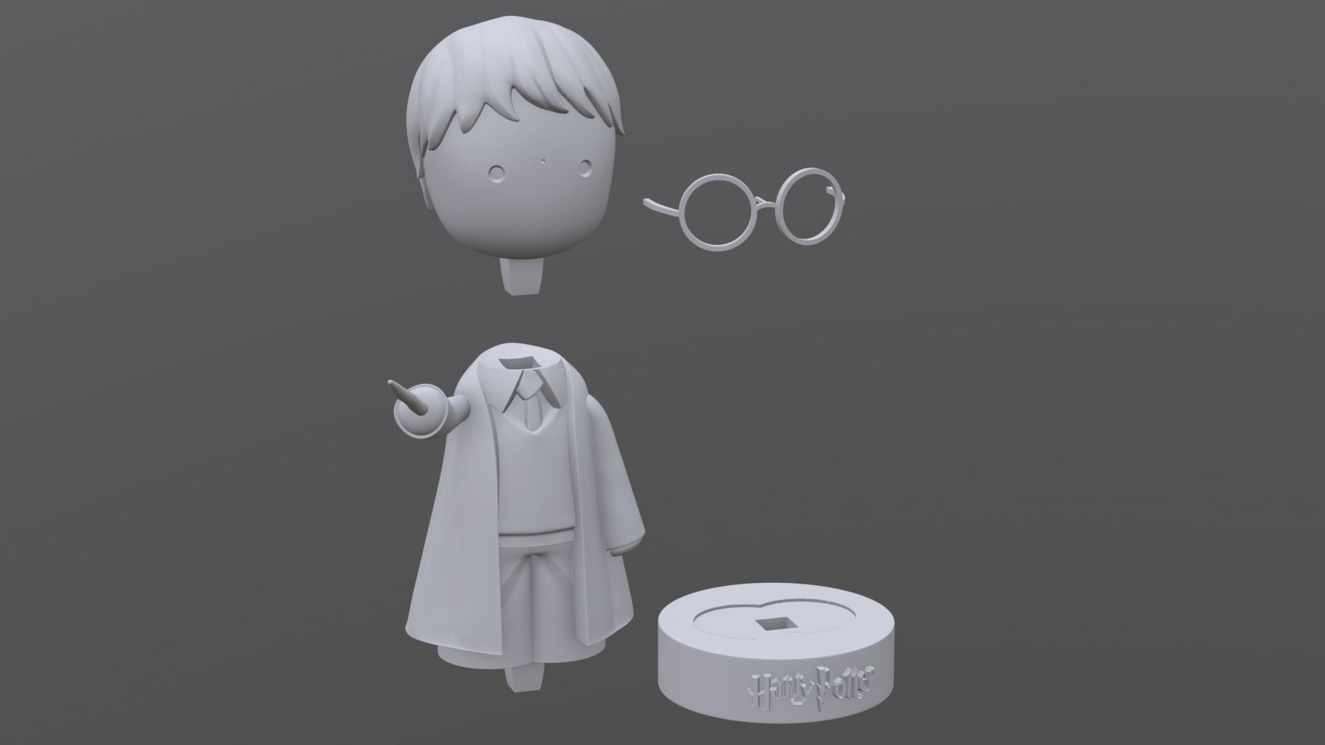 Harry Potter - 3Dprintable - v1 3D print model_13