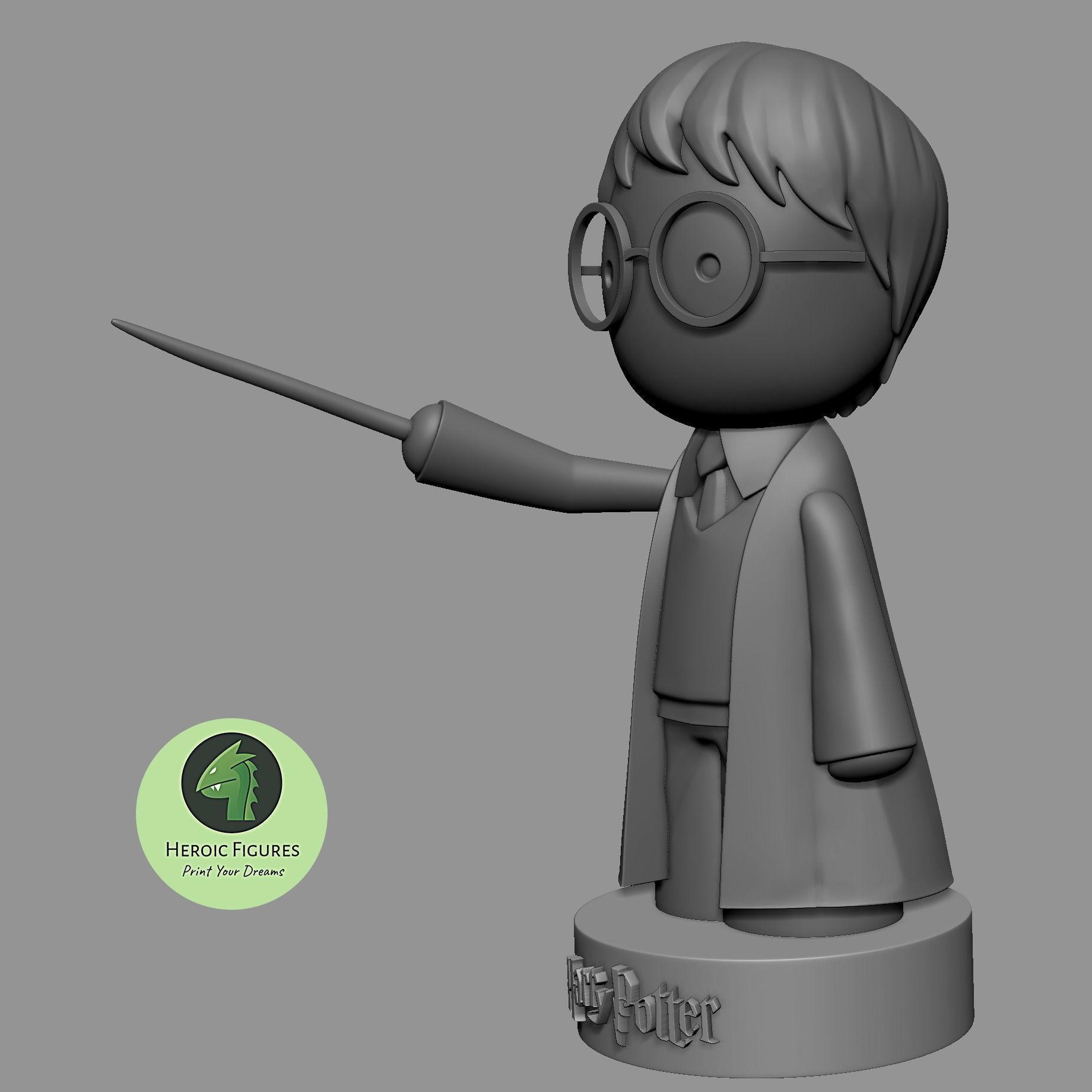 Harry Potter - 3Dprintable - v1 3D print model_8