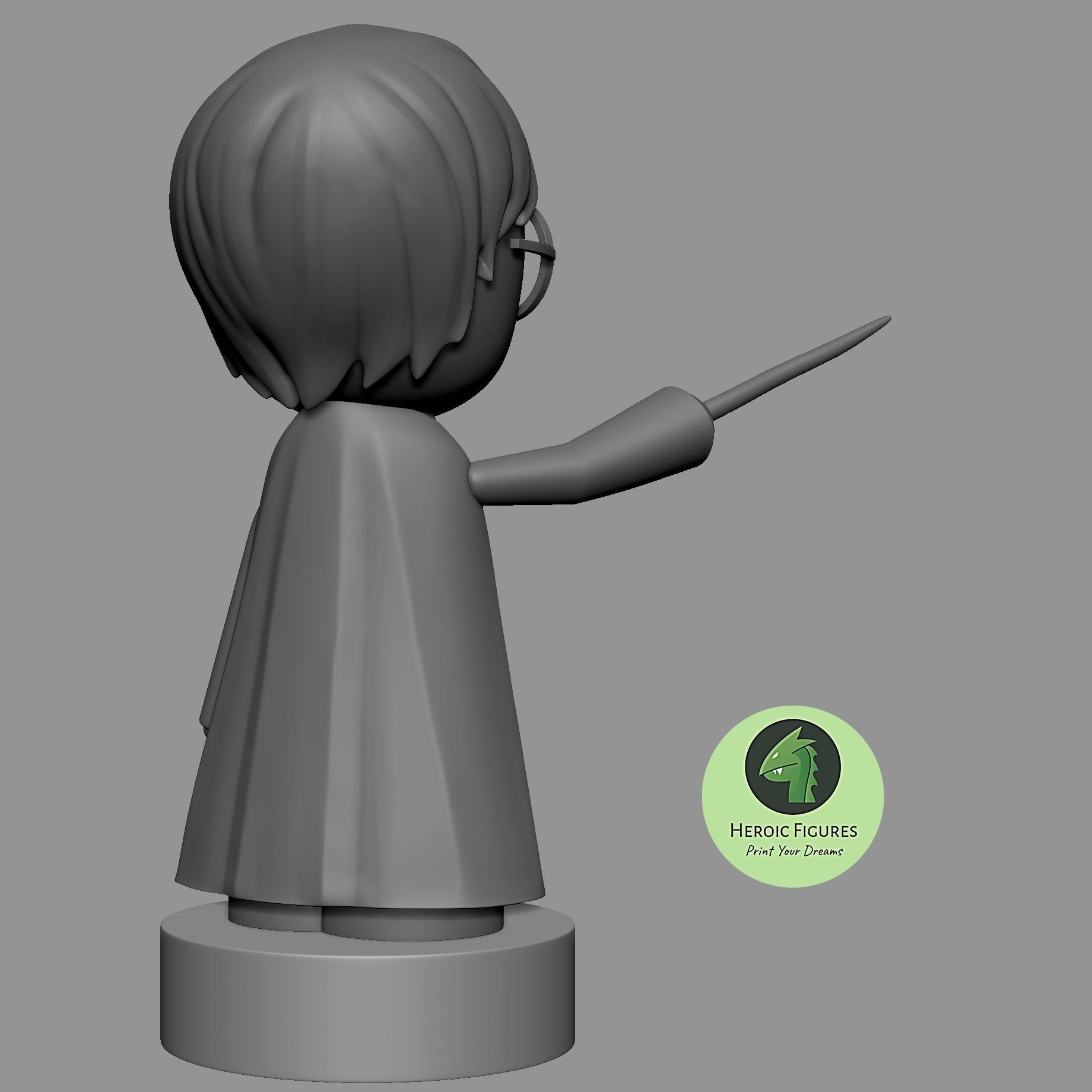 Harry Potter - 3Dprintable - v1 3D print model_10