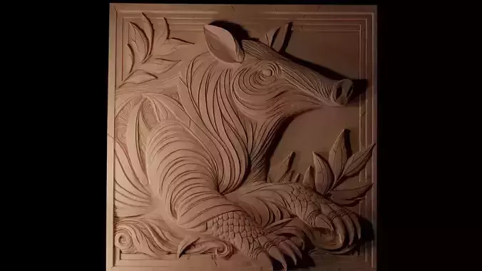 Aardvark CNC 3d Print High Relief Sand Casting