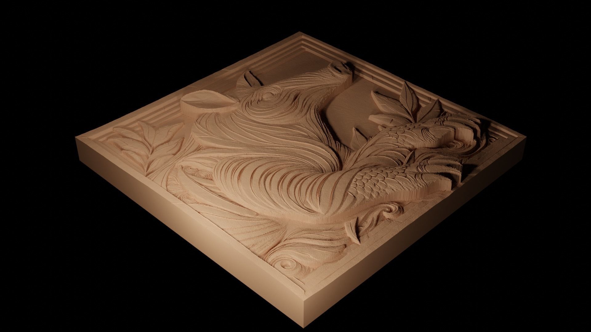 Aardvark CNC 3d Print High Relief Sand Casting 3D print model_2