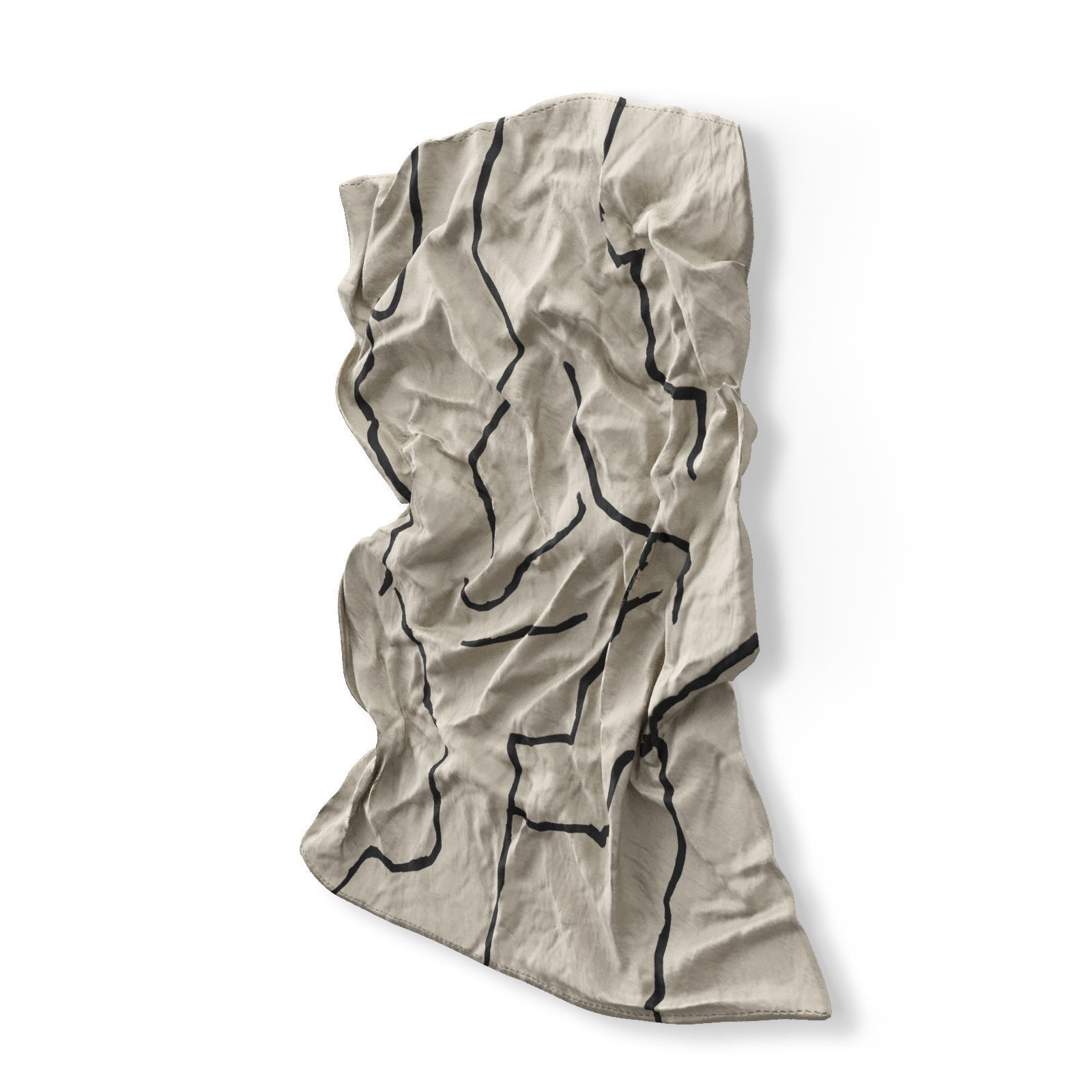 Linear Crunch 2018 wall art 3D model_4