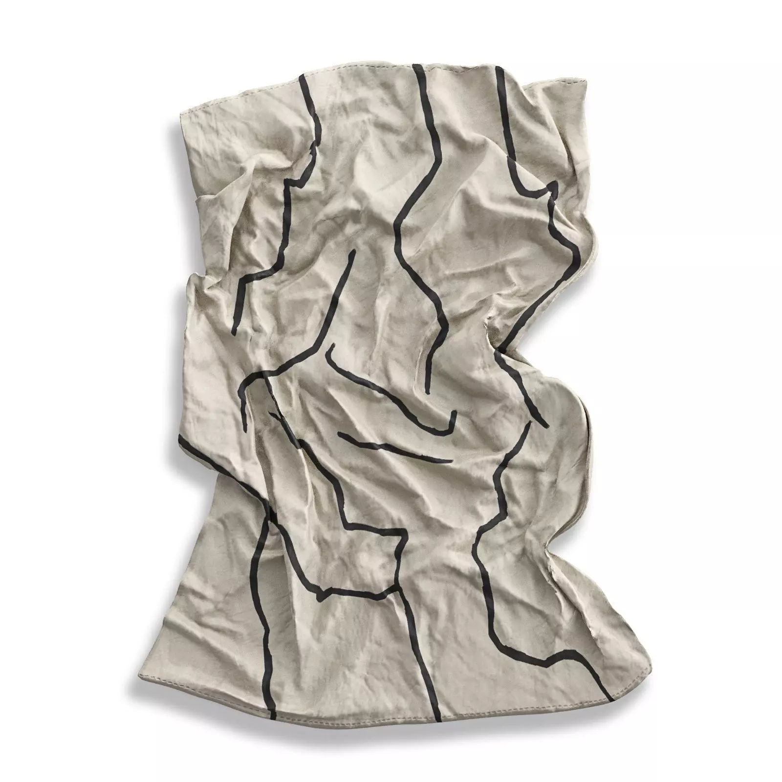 Linear Crunch 2018 wall art 3D model_0