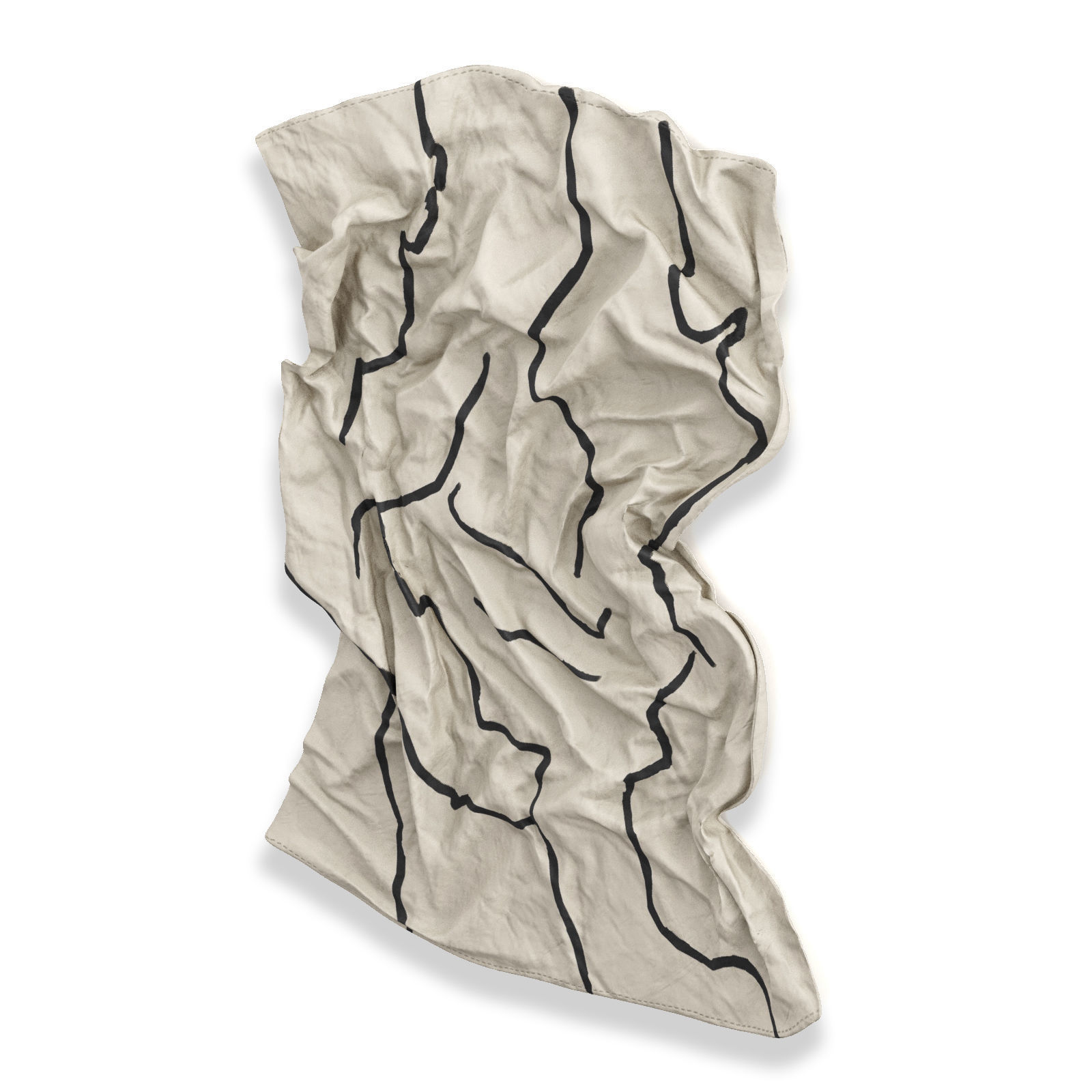 Linear Crunch 2018 wall art 3D model_3