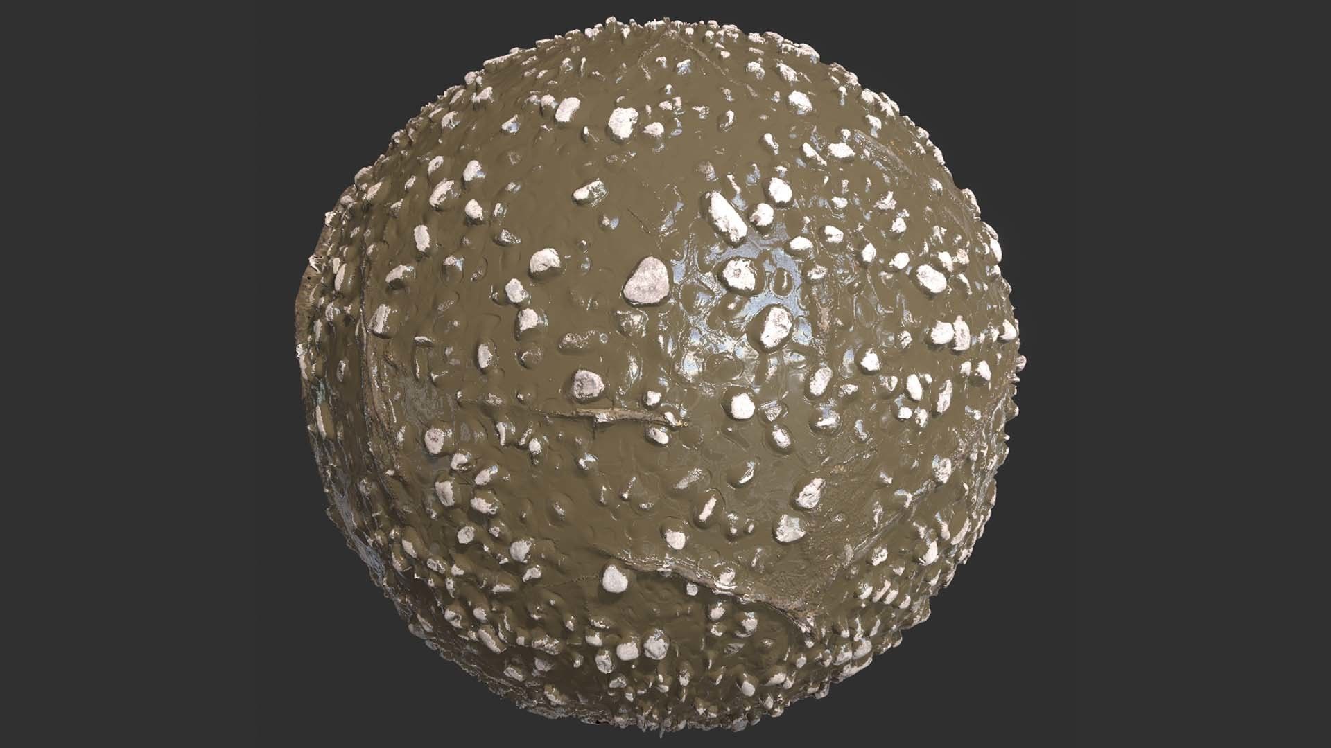 Mud Pebbles Pbr 4k Texture Texture_3