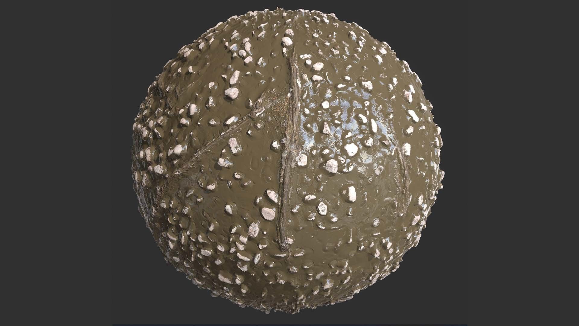 Mud Pebbles Pbr 4k Texture Texture_4