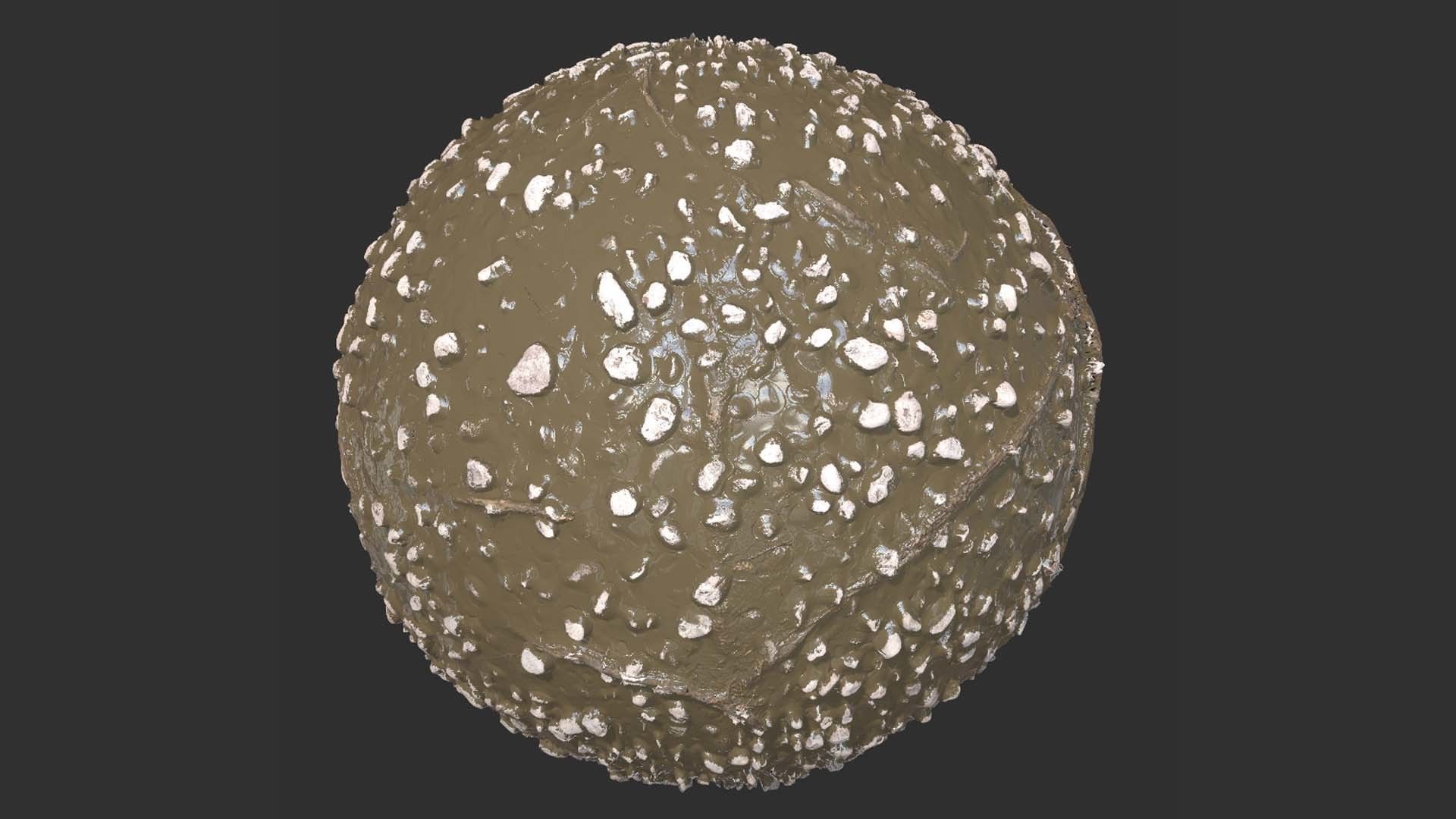 Mud Pebbles Pbr 4k Texture Texture_2