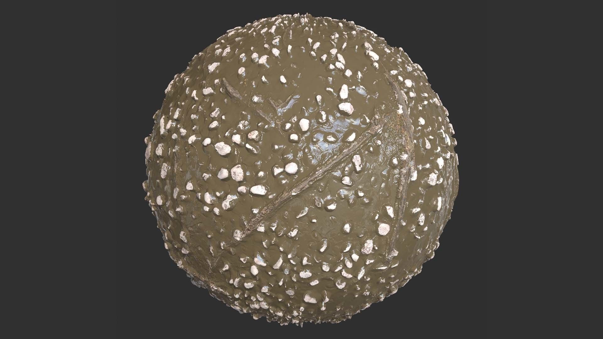 Mud Pebbles Pbr 4k Texture Texture_1