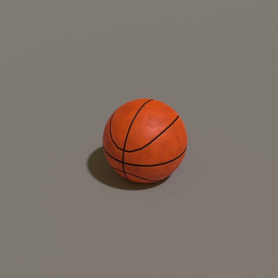 Model Basketball Project Free 3D Models of Basketball and Street Basketball Hoop free VR / AR ...