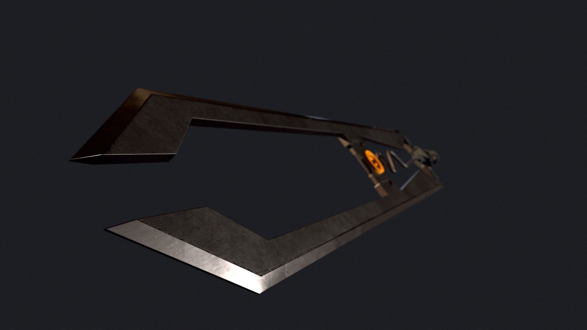 Sci Fi Sword V3 Gameasset Low-poly 3D model_5