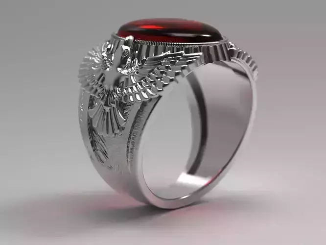 Eagle ring 3D print model