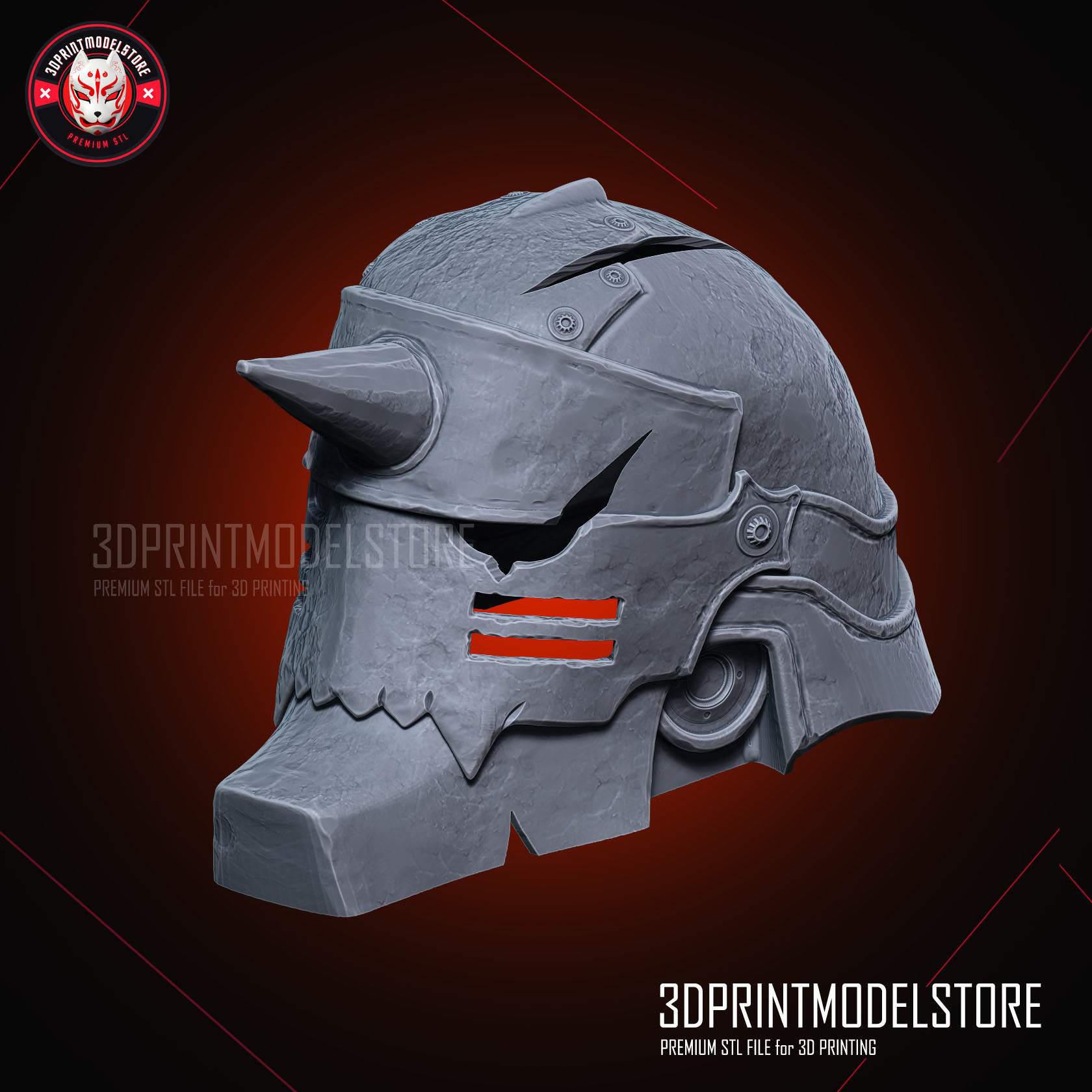 Alphonse Elric Helmet - Fullmetal Alchemist Cosplay 3D print model_7