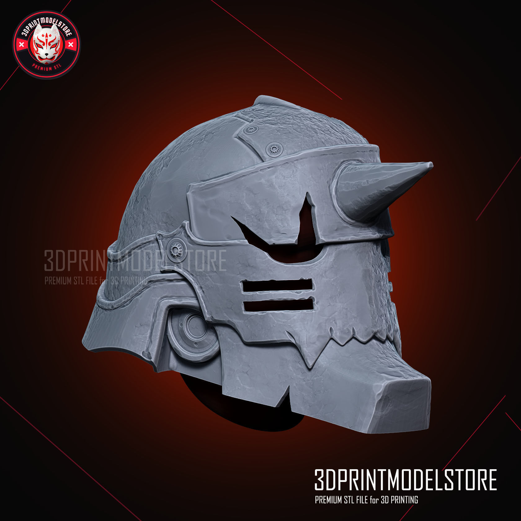 Alphonse Elric Helmet - Fullmetal Alchemist Cosplay 3D print model_4