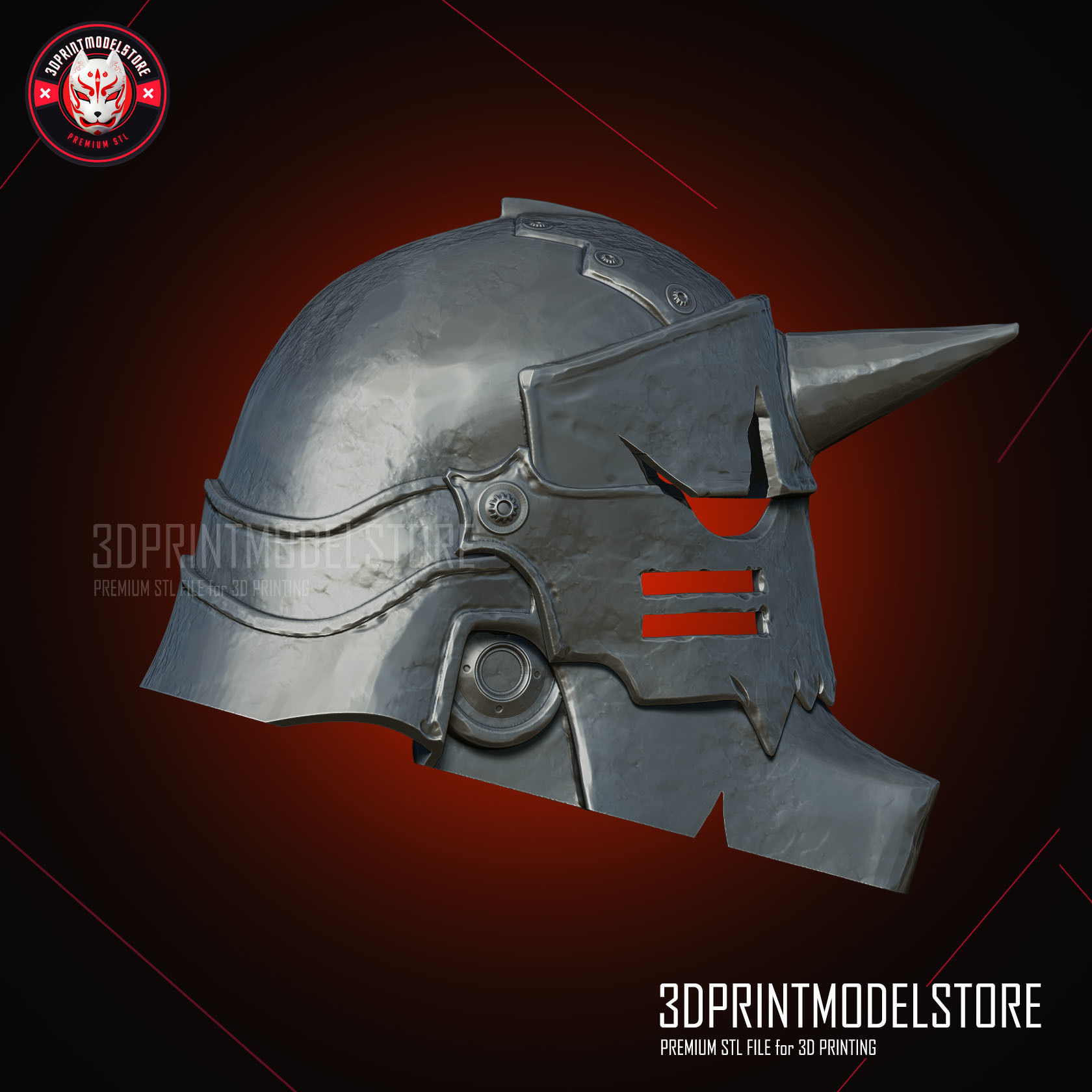 Alphonse Elric Helmet - Fullmetal Alchemist Cosplay 3D print model_3