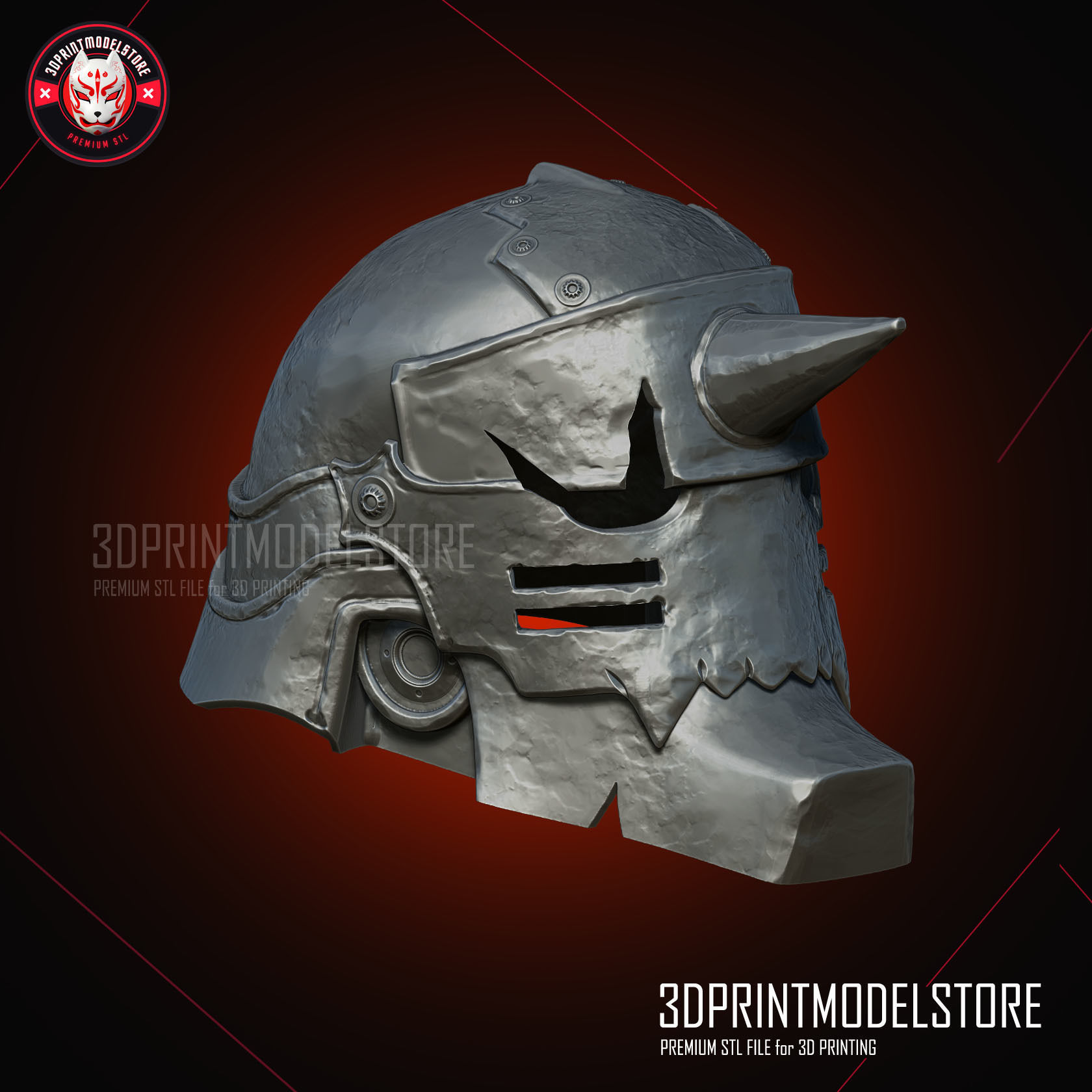 Alphonse Elric Helmet - Fullmetal Alchemist Cosplay 3D print model_1