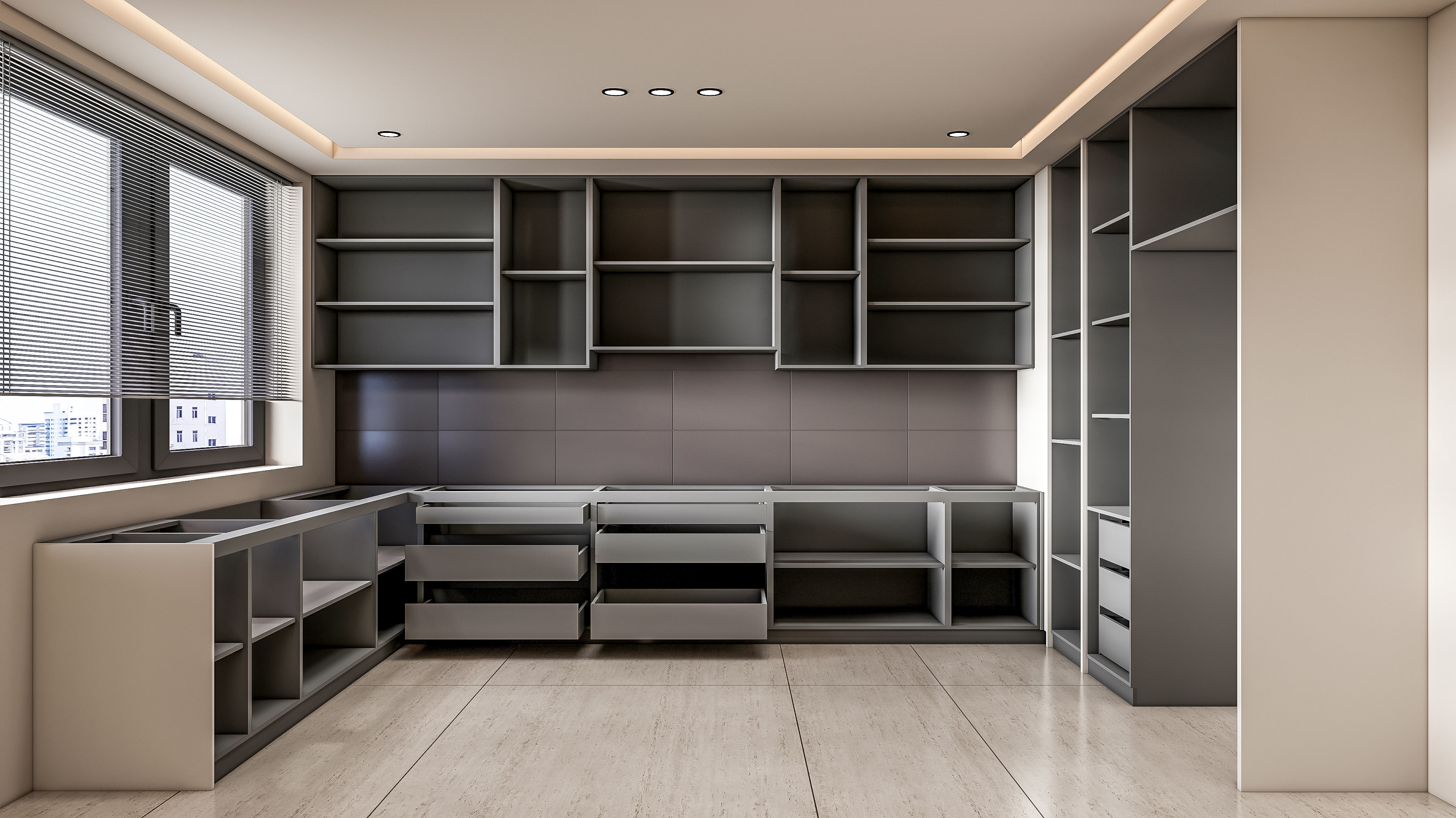 Kitchen fully parametric Resizable manufacturable 0064 3D model_15