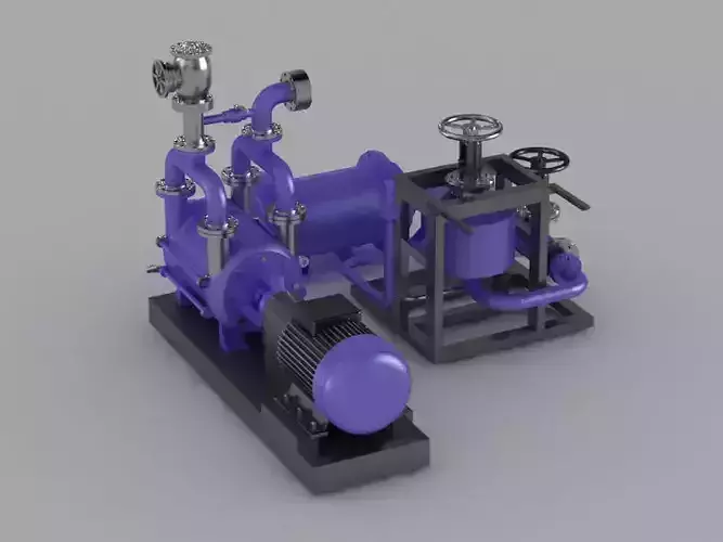 Steam-gas boilers filtration pipes plant facilities