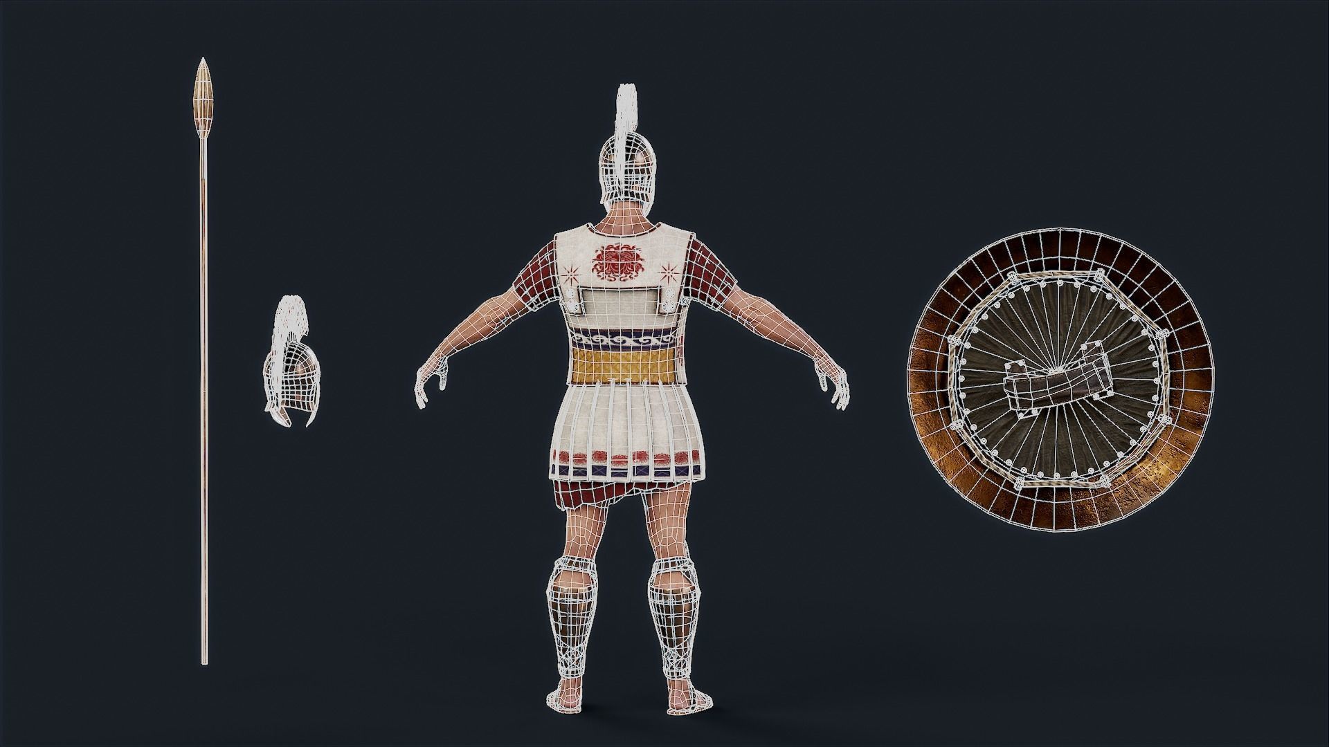 SPARTAN1 Low-poly 3D model_21