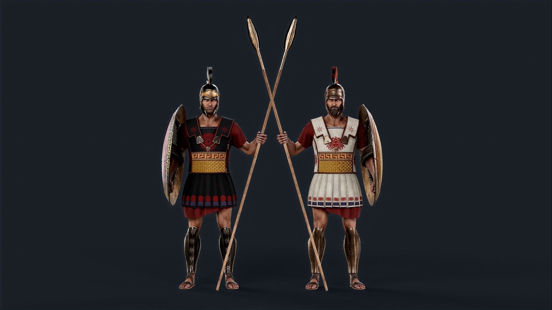 SPARTAN1 Low-poly 3D model_9