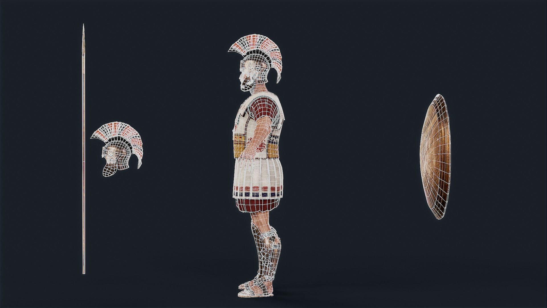 SPARTAN1 Low-poly 3D model_19