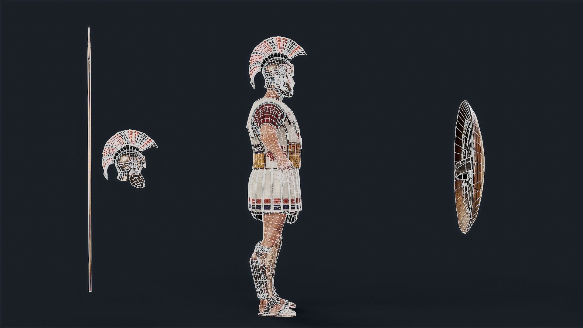 SPARTAN1 Low-poly 3D model_18