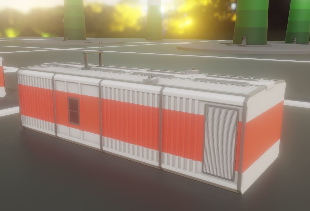 E3 Wind Turbine NH160m RD138m Low-poly 3D model_14