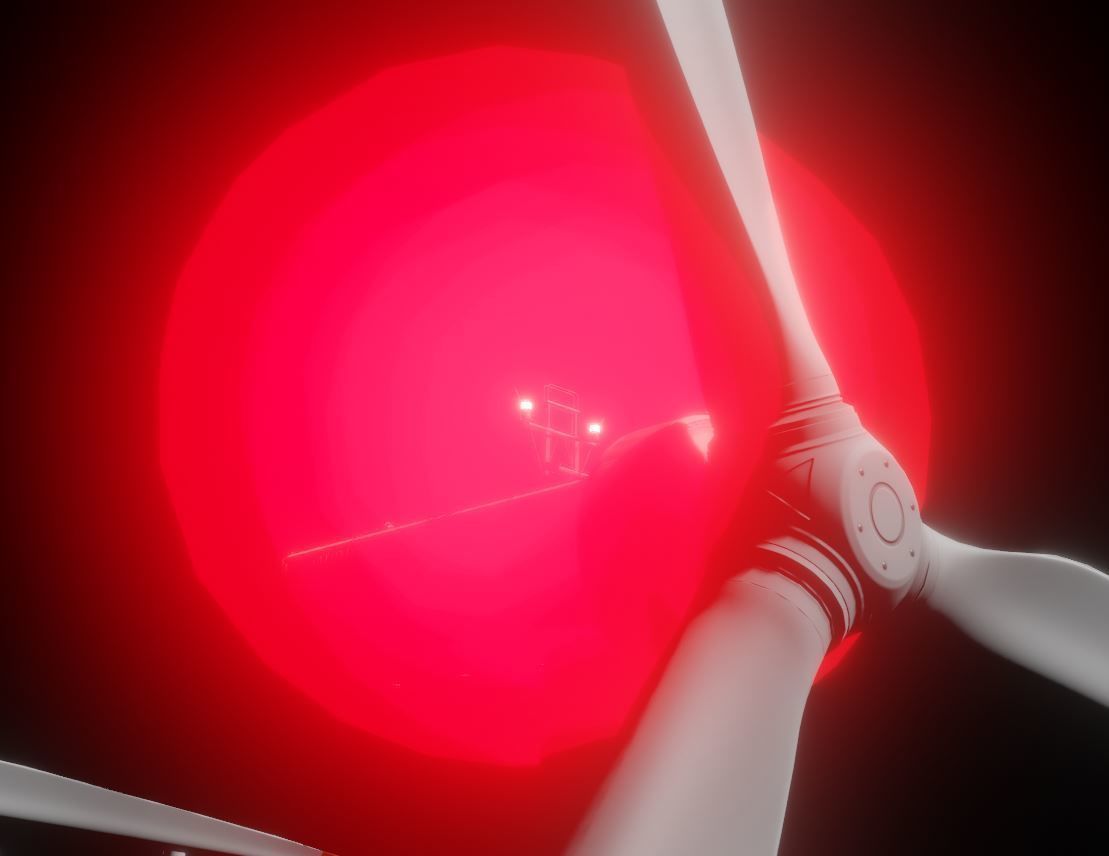 E3 Wind Turbine NH160m RD138m Low-poly 3D model_1