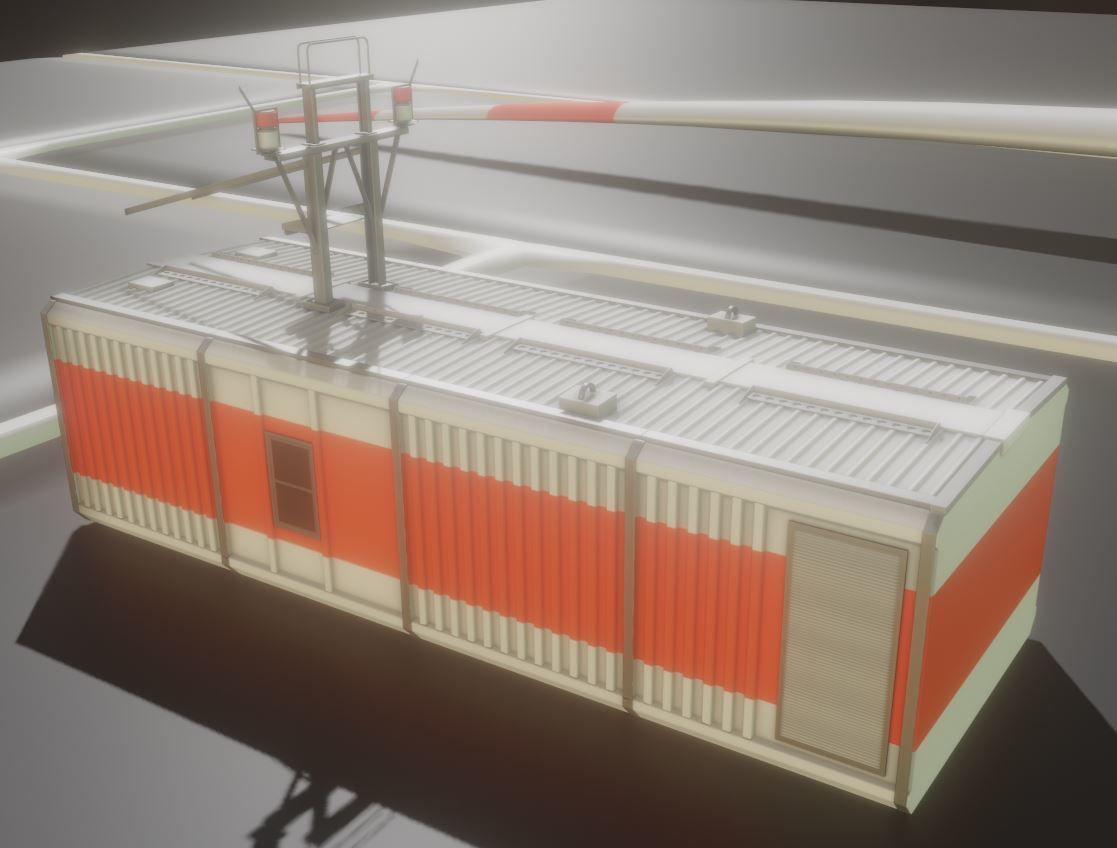 E3 Wind Turbine NH160m RD138m Low-poly 3D model_2