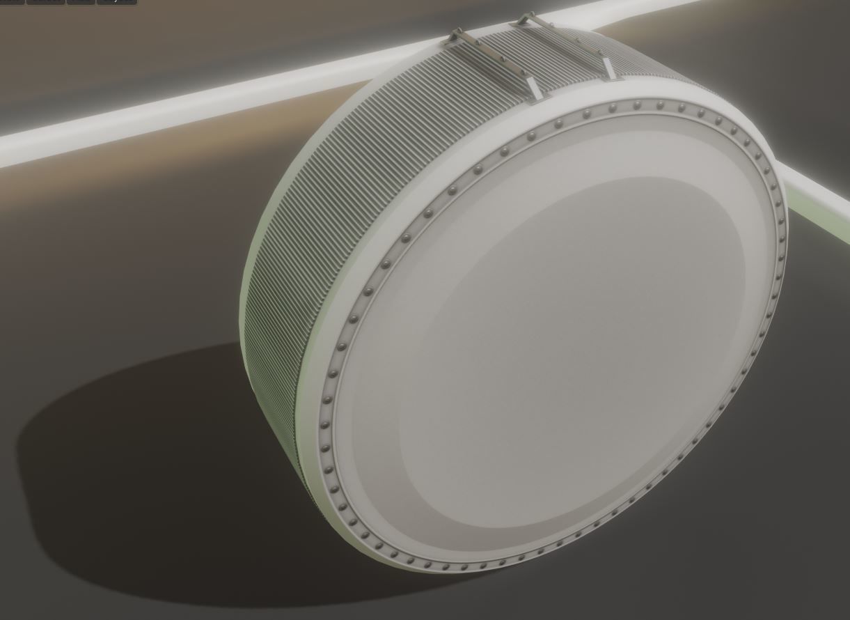 E3 Wind Turbine NH160m RD138m Low-poly 3D model_24