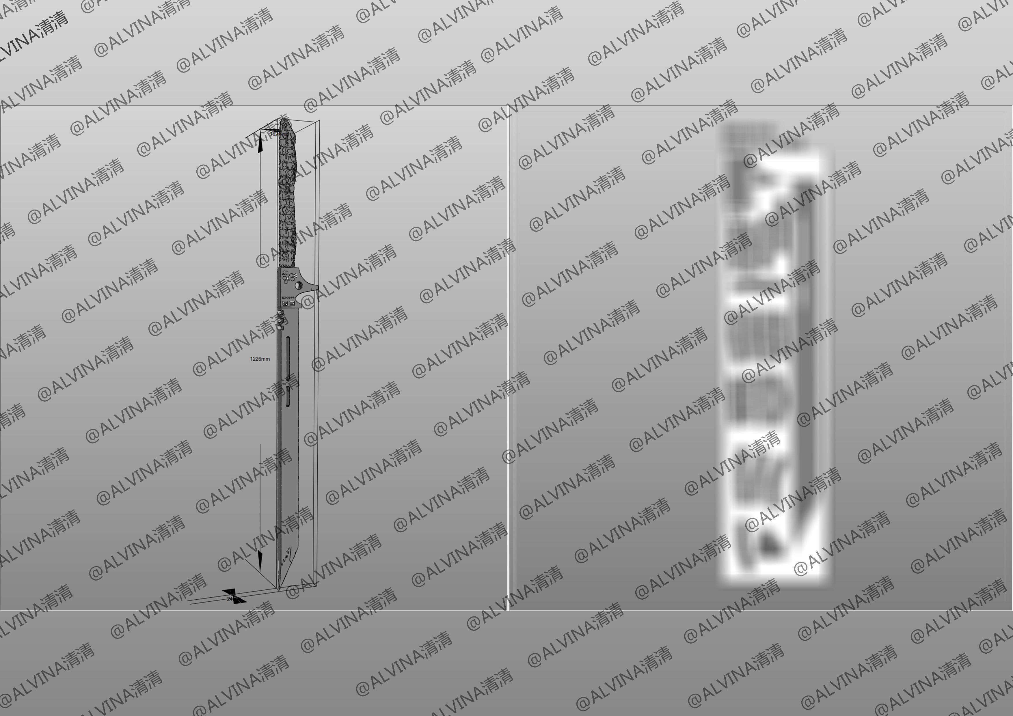 Kaiju No 8 Armor - DIY Cosplay Pepakura Foam Template Low-poly 3D model_25